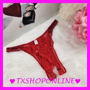 💗👙Victoria's Secret Very Sexy Open Shine Strap Brazilian Panty👙💗